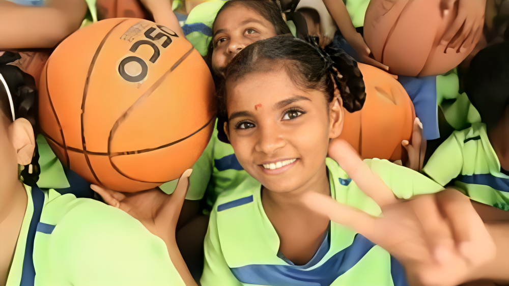 Basketball Stadium Construction at Malpani Smriti Center